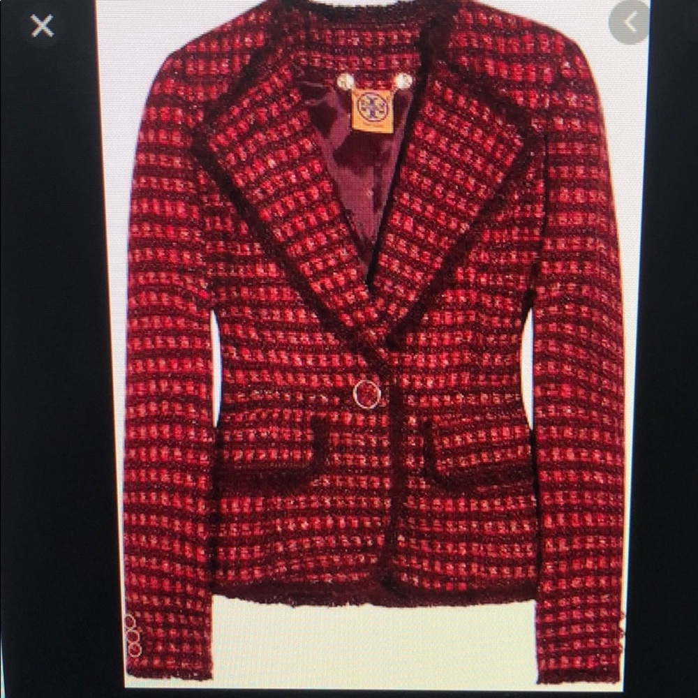 Tory Burch Tweed Blazer